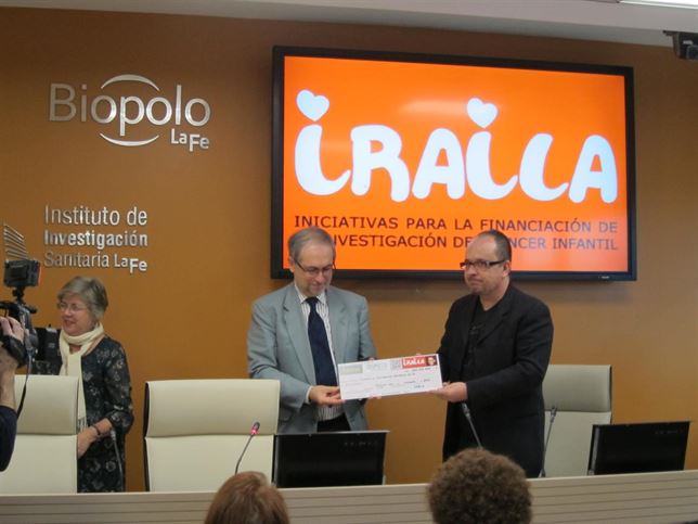 Asociación Iraila dona 50.000 euros para la investigación del neuroblastoma