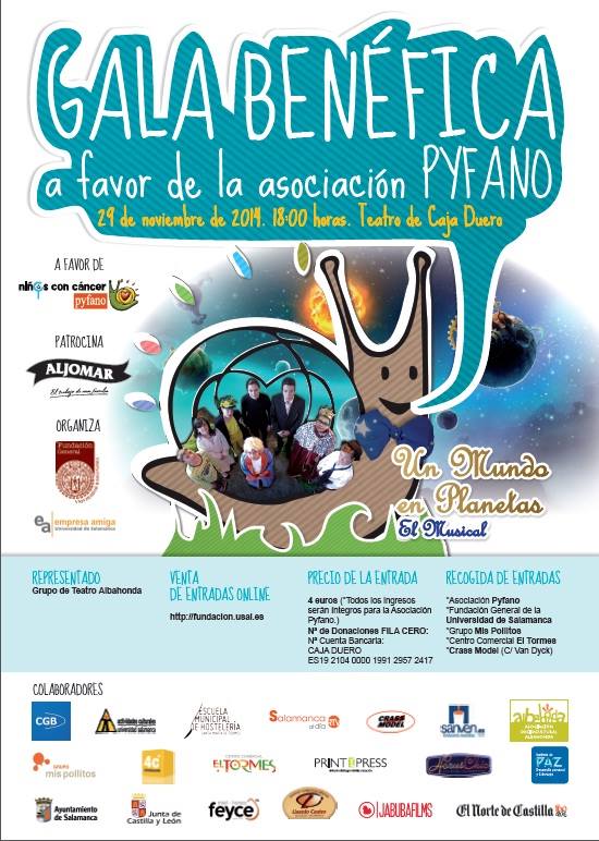 IV Gala Benéfica a favor de PYFANO, este sábado en Salamanca