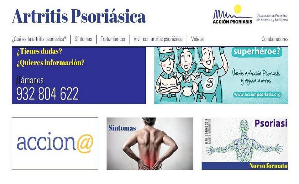 Acción Psoriasis presenta su nueva web ‘Artritis Psoriásica’