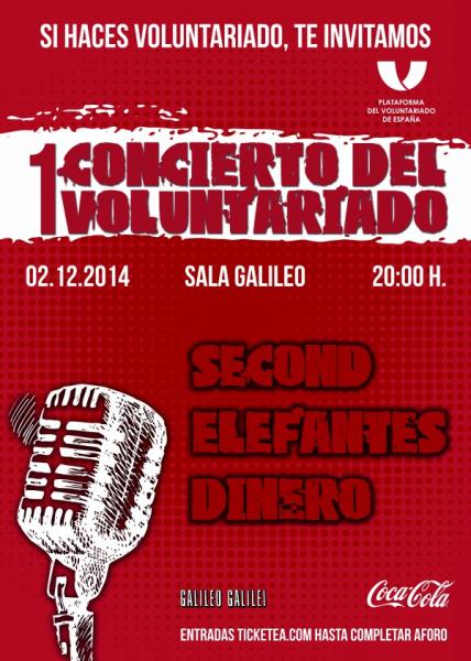1er Concierto del Voluntariado de la PEV, esta tarde en Madrid