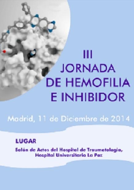 III Jornada de Hemofilia e Inhibidor, mañana jueves en Madrid