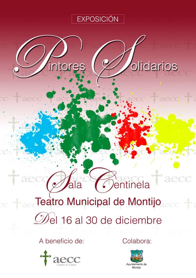 Exposición ‘Pintores Solidarios’ en Montijo a beneficio de la AECC