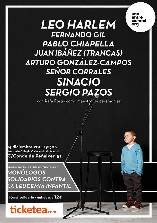 Monólogos y cine para la investigación de la leucemia infantil