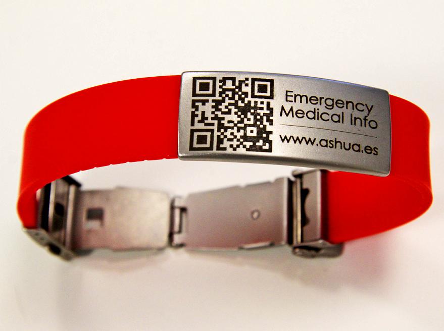 Pulseras identificativas con código QR para pacientes con SHUa