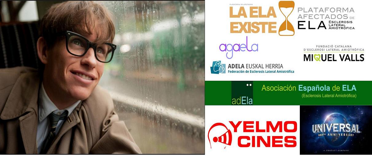 Preestreno del filme ‘La teoría del todo’ para la investigación de la ELA