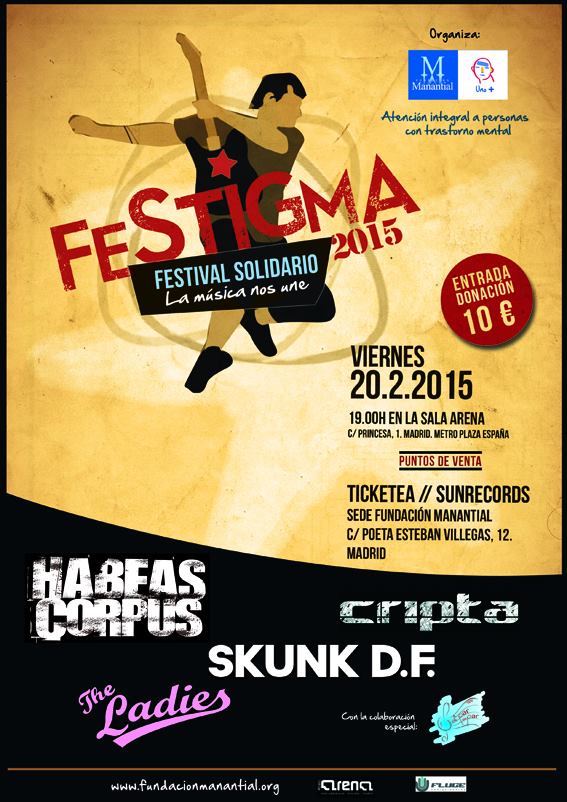 Festival musical solidario de Fundación Manantial, el 20 de febrero en Madrid
