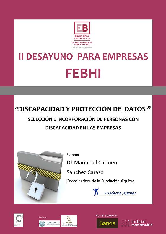 Desayuno formativo ‘Discapacidad y Protección de Datos’ de FEBHI
