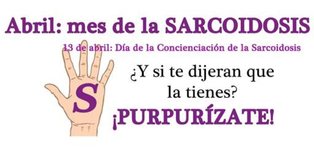 ‘Purpurízate’ en el I Día Nacional de la Concienciación de la Sarcoidosis