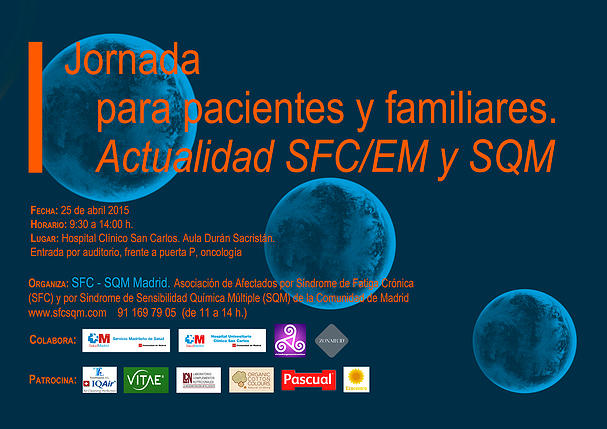 Jornada para pacientes SFC y SQM y sus familiares de SFC-SQM Madrid