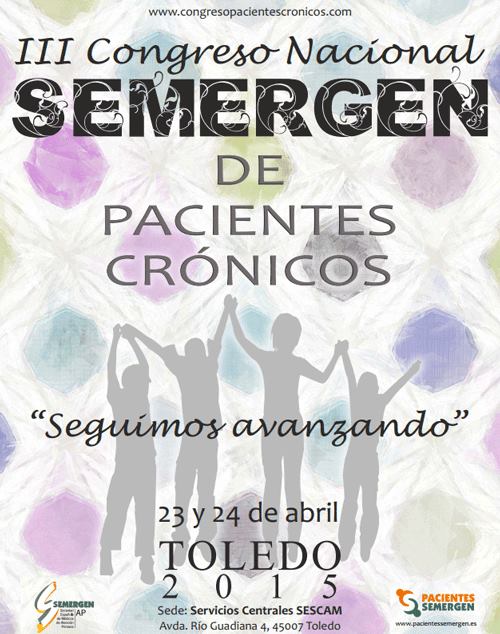 III Congreso Nacional de Pacientes Crónicos, el 23 y 24 de abril en Toledo