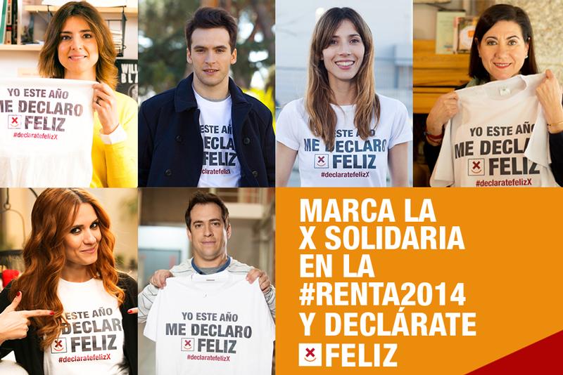 Campaña ‘Marca la X solidaria y declárate feliz’
