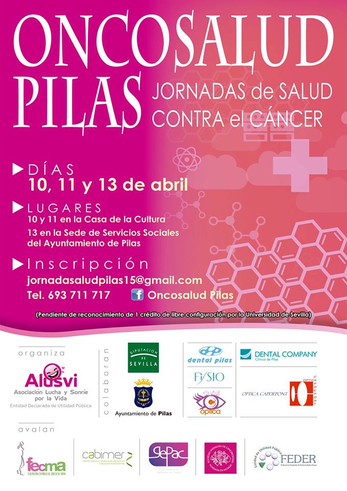 ALUSVI organiza sus Jornadas de Salud contra el Cáncer en Pilas