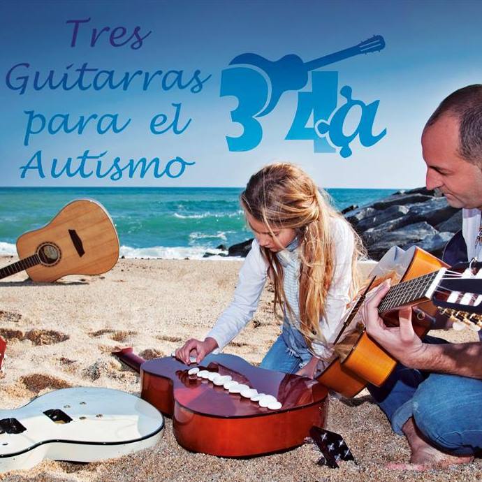 Disco ‘Tres Guitarras para el Autismo’ para la concienciación sobre los TEA