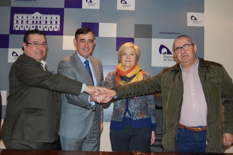 La Diputación de Soria colabora con AFA Soria, FADESS y ASPACE
