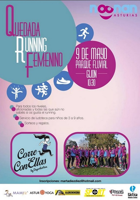 ‘Quedada Running Femenino’ a beneficio de la asociación Noonan Asturias
