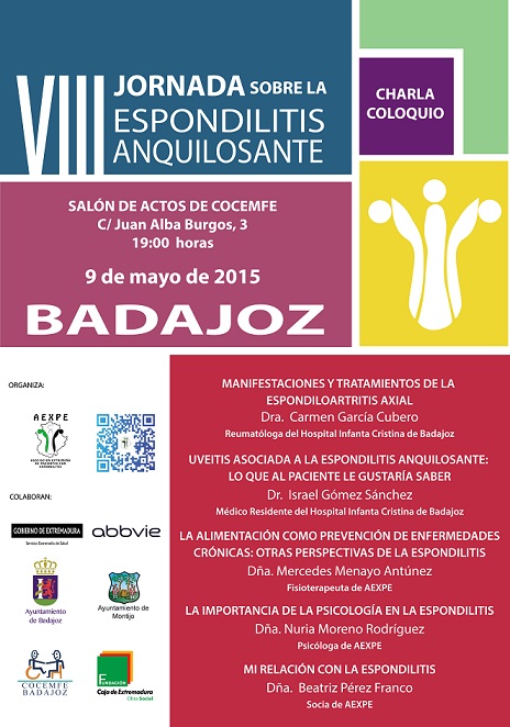 AEXPE organiza su ‘VIII Jornada sobre Espondilitis Anquilosante’