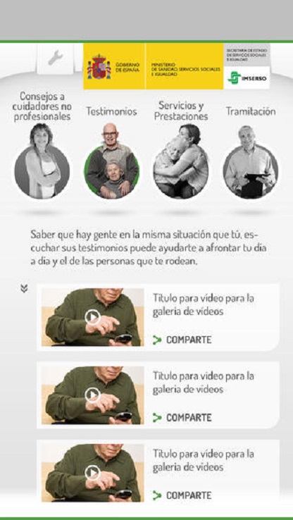 App ‘Dependencia’ para ayudar a los cuidadores de personas dependientes