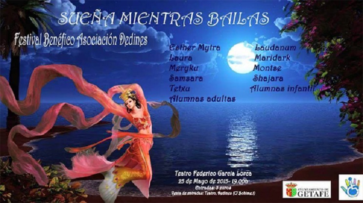 Festival de danza oriental a favor de Asociación Dedines, el lunes en Getafe