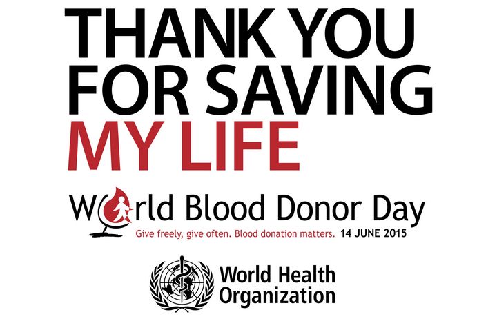 ‘Gracias por salvarme la vida’ en el Día Mundial del Donante de Sangre