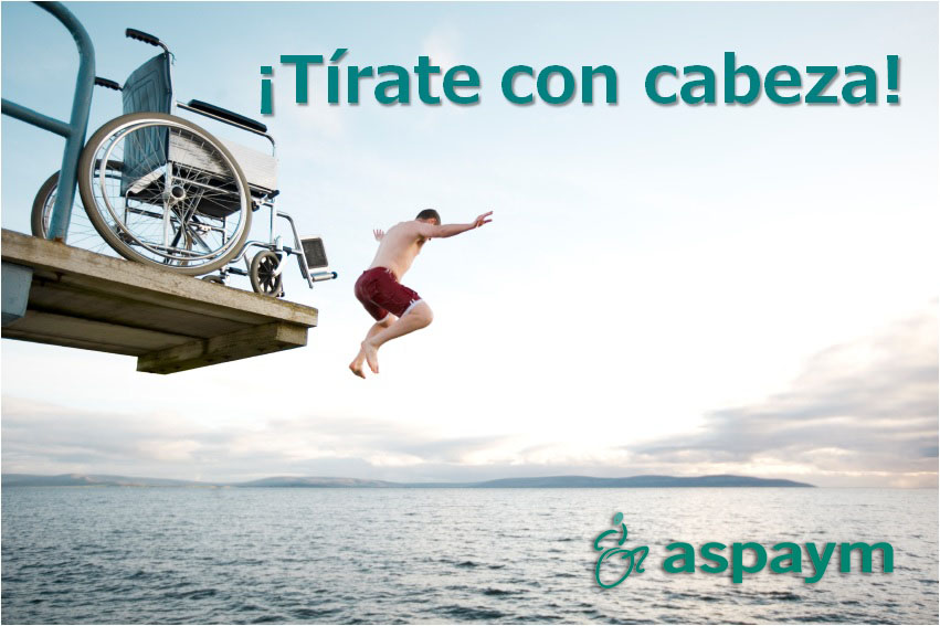 Campaña de ASPAYM para concienciar sobre los riesgos de la zambullidas