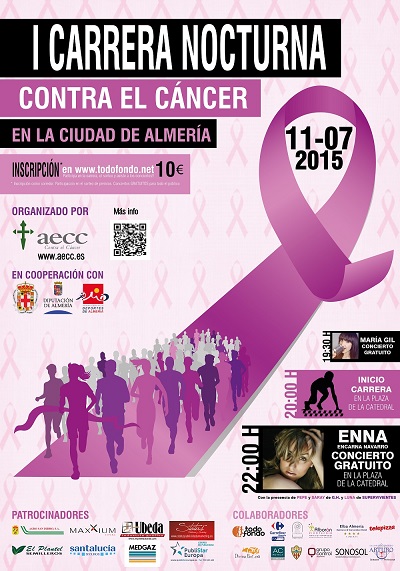 ‘I Carrera Nocturna Contra el Cáncer Ciudad de Almería’ de la AECC