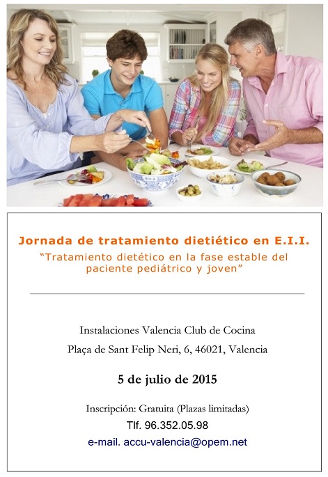 Jornada para una correcta alimentación de los menores con EII