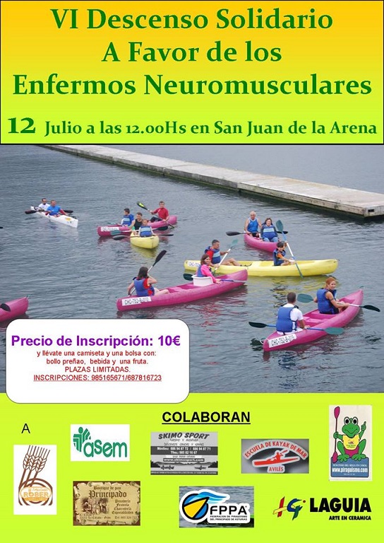 IV Descenso Solidario por el río Nalón a favor de ASEMPA