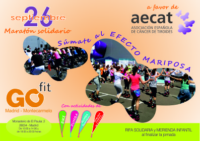 CARTEL GOFIT CON MARIPOSAS