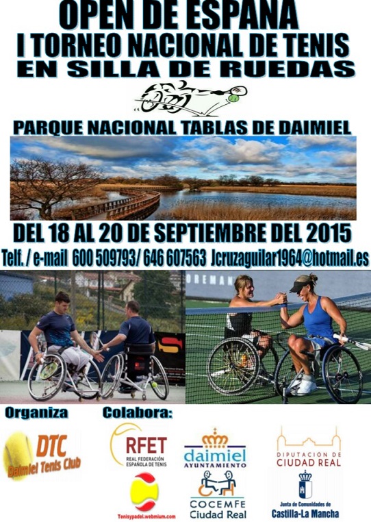 Daimiel acoge su ‘I Torneo Nacional de Tenis en Silla de Ruedas’