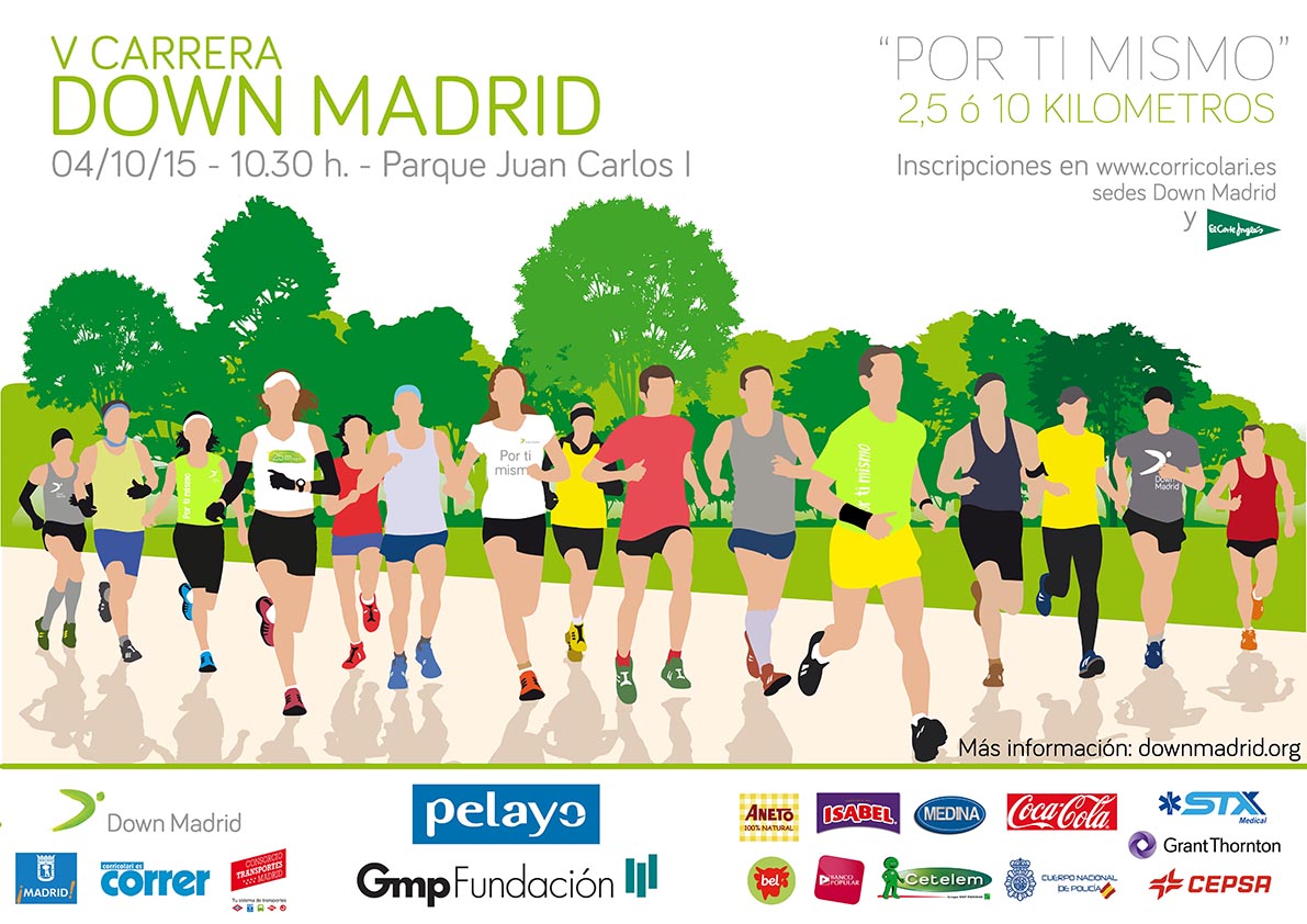 Madrid acogerá el 4 de octubre la ‘V Carrera Down Madrid’