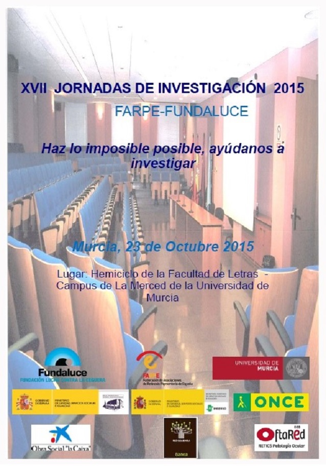 Este viernes en Murcia, XVII Jornadas de Investigación FARPE-FUNDALUCE