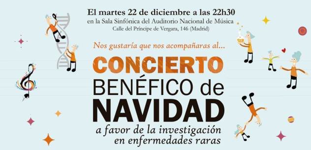 Concierto Benéfico de Navidad para la investigación de las ER pediátricas