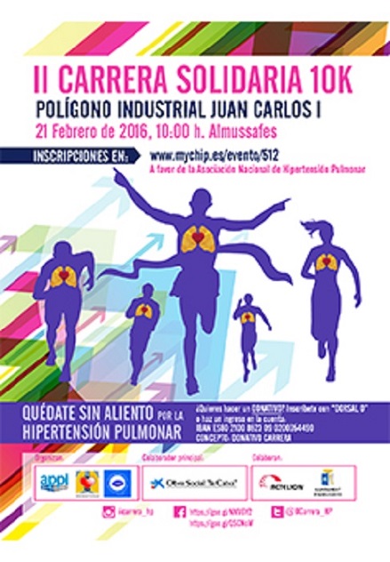 II carrera solidaria ‘Quédate sin aliento por la hipertensión pulmonar’