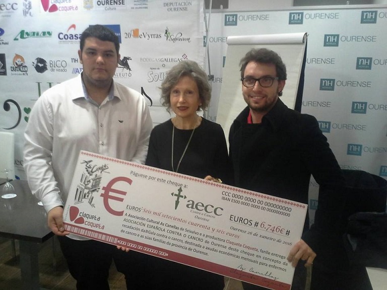 La ‘III Gala contra el Cáncer’ de Ourense recauda 6.746 euros para la AECC
