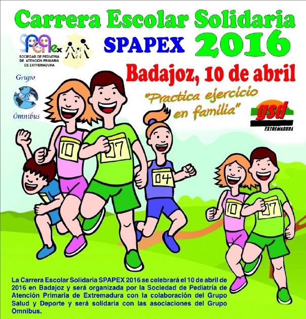 Carrera escolar solidaria con las asociaciones del Grupo Omnibus