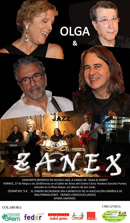 Concierto de jazz a beneficio de la AMEC, el viernes en Zaragoza