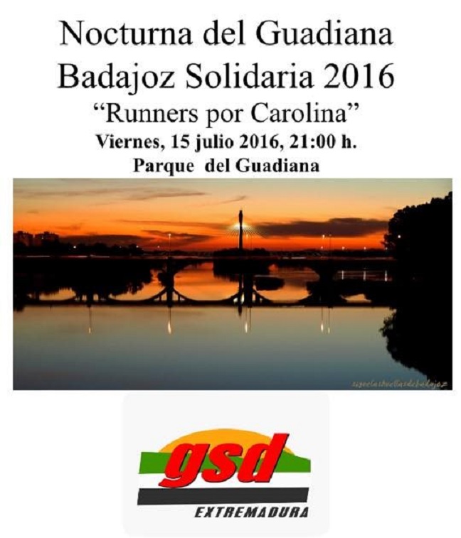 ‘Carrera Nocturna del Guadiana’ a beneficio del Grupo Omnibus