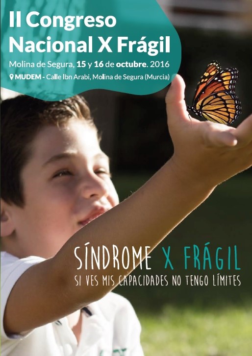 II Congreso Nacional de X Frágil, el 15 y 16 de octubre en Molina de Segura