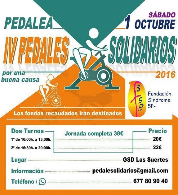 VI Jornada ‘Pedales Solidarios’ a favor de Fundación Síndrome 5p-