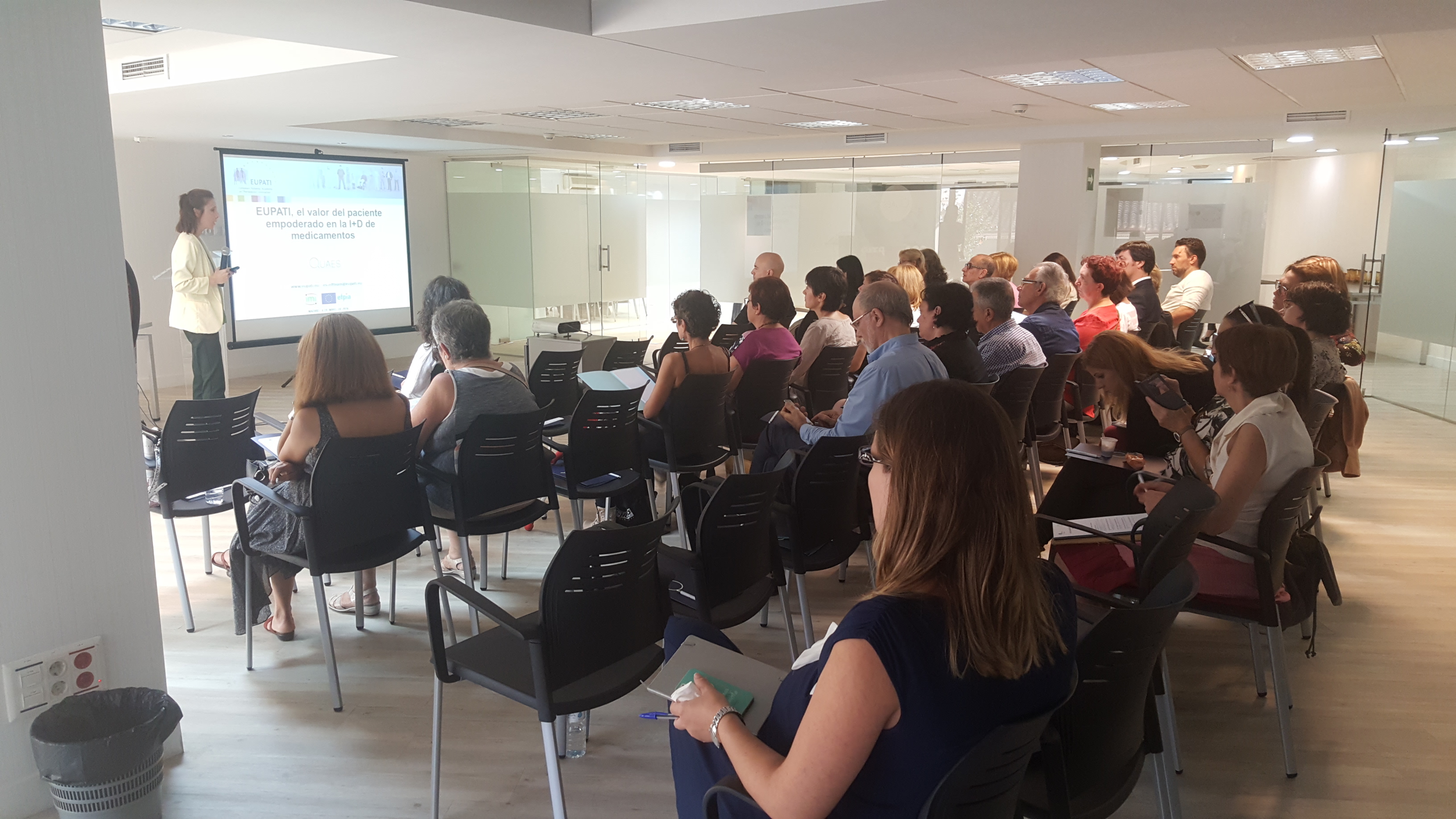 Las asociaciones de pacientes de Valencia dan la bienvenida a Eupati