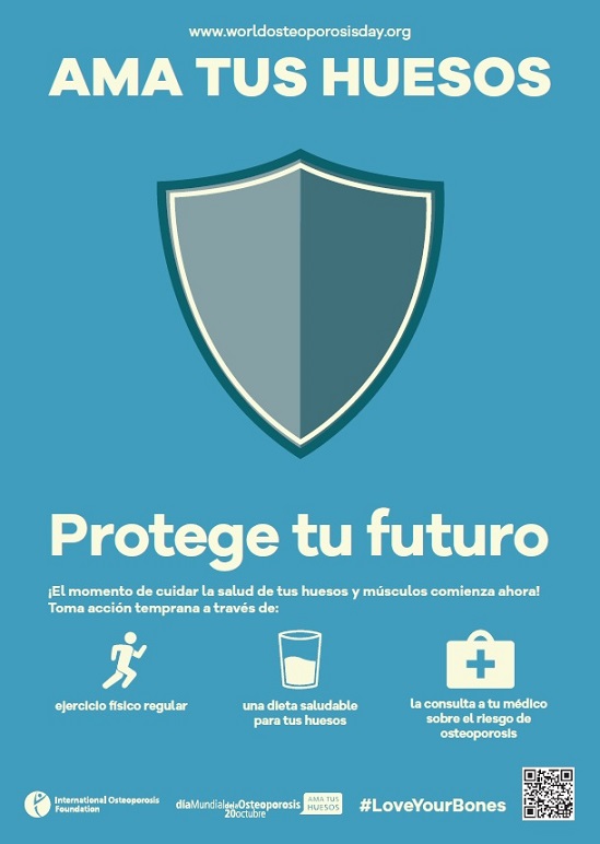 ‘Ama tus huesos. Protege tu futuro’ en el Día Mundial de la Osteoporosis