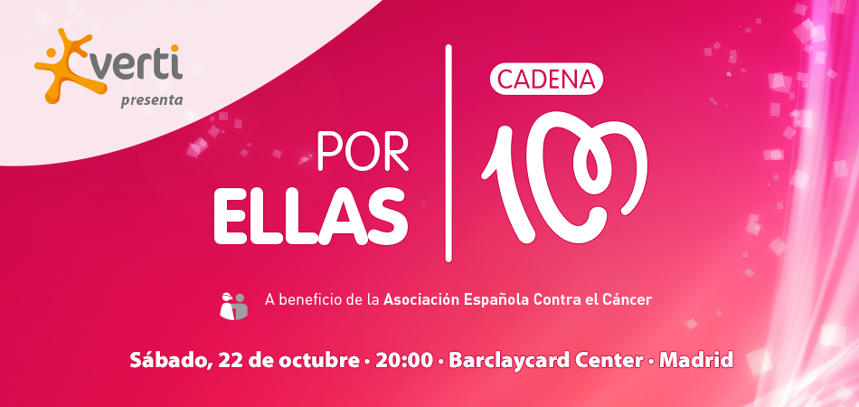 Madrid acogerá el 22 de octubre el cuarto concierto solidario ‘Por ellas’