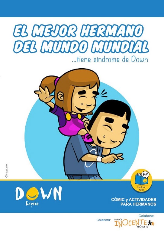Cómic para sensibilizar a los niños sobre sus hermanos con síndrome de Down