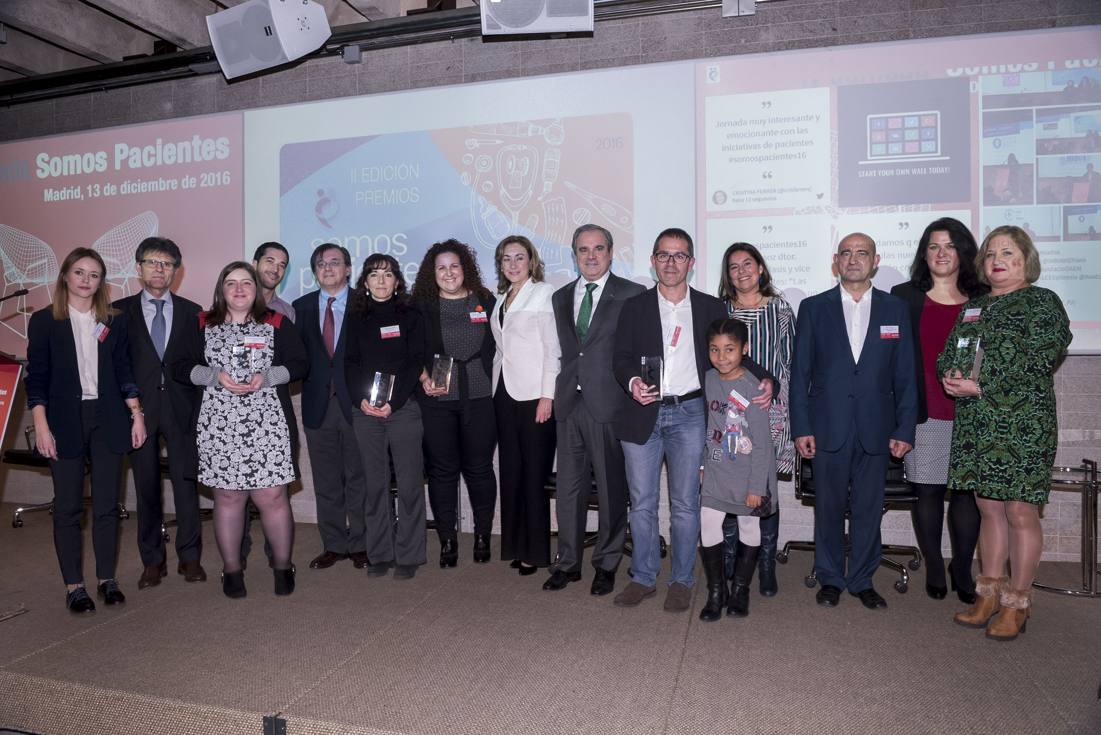 Recuerda aquí los mejores momentos del acto de entrega de los II Premios Somos Pacientes