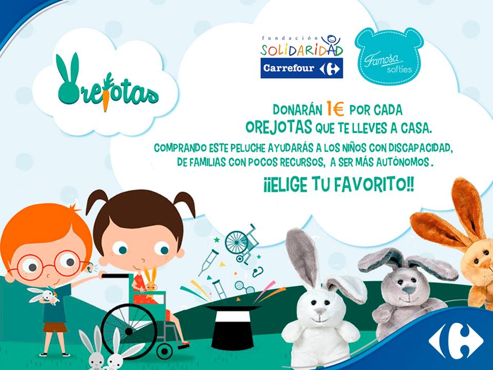 Peluches solidarios ‘Los Orejotas’ para ayudar a los menores con discapacidad