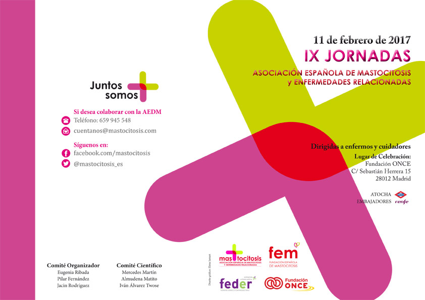 IX Jornadas de Mastocitosis de la AEDM para pacientes y cuidadores