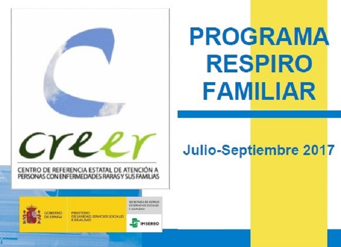 Abierta la convocatoria para el Programa de Respiro Familiar 2017 en el CREER