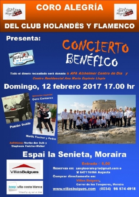 Concierto benéfico a favor de AFA Teulada, el domingo en Teulada