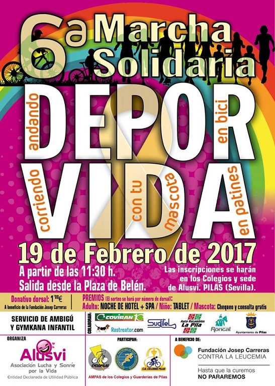 Marcha Solidaria de ALUSVI a beneficio de la Fundación Josep Carreras