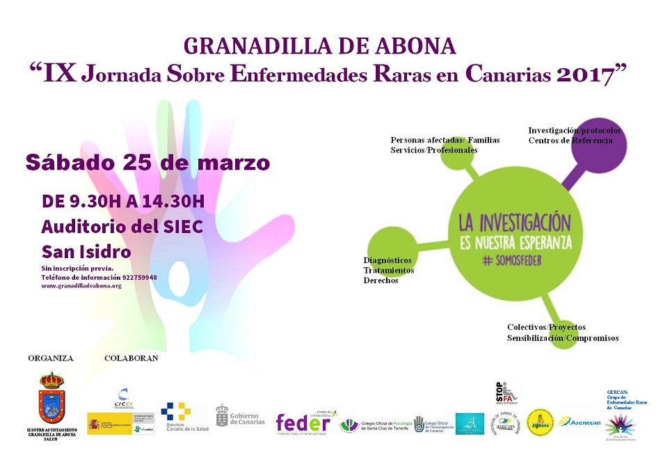 ‘IX Jornada sobre Enfermedades Raras en Canarias’ en Granadilla de Abona
